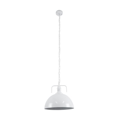 GloboStar® LARKIN 01174 Vintage Κρεμαστό Φωτιστικό Οροφής Μονόφωτο 1 x E27 Λευκό Μεταλλικό Καμπάνα Φ31 x Y30cm Διακόσμηση - Φωτισμός - Χαλιά GloboStar® LARKIN 01174 Vintage Κρεμαστό Φωτιστικό Οροφής Μονόφωτο 1 x E27 Λευκό Μεταλλικό Καμπάνα Φ31 x Y30cm Διακόσμηση - Φωτισμός - Χαλιά