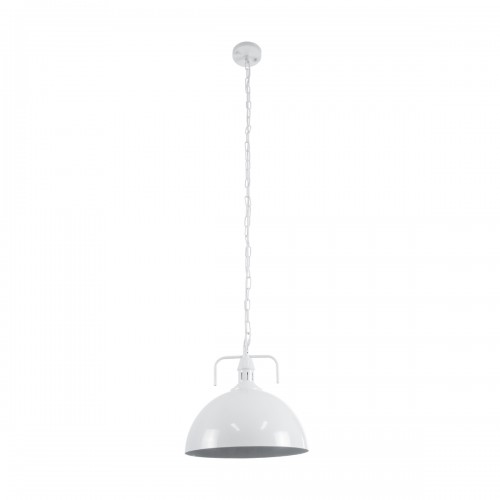 GloboStar® LARKIN 01174 Vintage Κρεμαστό Φωτιστικό Οροφής Μονόφωτο 1 x E27 Λευκό Μεταλλικό Καμπάνα Φ31 x Y30cm Διακόσμηση - Φωτισμός - Χαλιά GloboStar® LARKIN 01174 Vintage Κρεμαστό Φωτιστικό Οροφής Μονόφωτο 1 x E27 Λευκό Μεταλλικό Καμπάνα Φ31 x Y30cm Διακόσμηση - Φωτισμός - Χαλιά