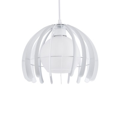 GLOBOSTAR® INGLEY 01225 Μοντέρνο Κρεμαστό Φωτιστικό Οροφής με Ντουί 1 x E27 AC 220-240V IP20 - Λευκό - Μ26 x Π26 x Υ21cm GLOBOSTAR® INGLEY 01225 Μοντέρνο Κρεμαστό Φωτιστικό Οροφής με Ντουί 1 x E27 AC 220-240V IP20 - Λευκό - Μ26 x Π26 x Υ21cm