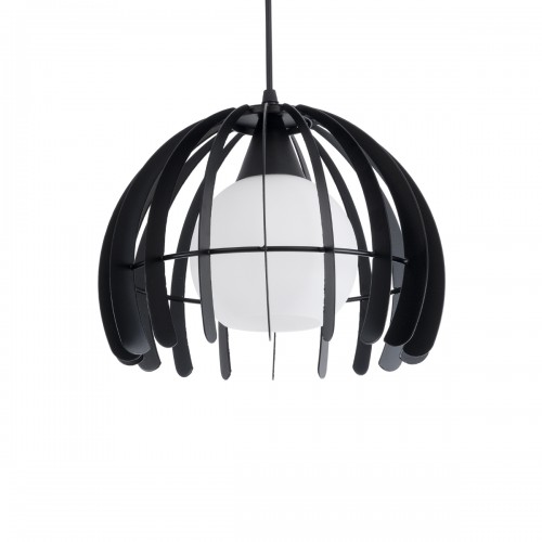 GloboStar® INGLEY 01226 Μοντέρνο Κρεμαστό Φωτιστικό Οροφής Μονόφωτο Μαύρο Μεταλλικό Πλέγμα με Λευκό Γυαλί Φ26 x Y21cm Διακόσμηση - Φωτισμός - Χαλιά GloboStar® INGLEY 01226 Μοντέρνο Κρεμαστό Φωτιστικό Οροφής Μονόφωτο Μαύρο Μεταλλικό Πλέγμα με Λευκό Γυαλί Φ26 x Y21cm Διακόσμηση - Φωτισμός - Χαλιά