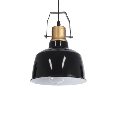 GLOBOSTAR® DEVOTA 01235 Vintage Κρεμαστό Φωτιστικό Οροφής με Ντουί 1 x E27 AC 220-240V IP20 - Μαύρο & Χρυσό - Μ22 x Π22 x Υ30cm GLOBOSTAR® DEVOTA 01235 Vintage Κρεμαστό Φωτιστικό Οροφής με Ντουί 1 x E27 AC 220-240V IP20 - Μαύρο & Χρυσό - Μ22 x Π22 x Υ30cm