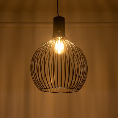 GLOBOSTAR® SCANDI 01266 Μοντέρνο Κρεμαστό Φωτιστικό Οροφής με Ντουί 1 x E27 AC 220-240V IP20 - Μαύρο - Μ38 x Π38 x Υ50cm GLOBOSTAR® SCANDI 01266 Μοντέρνο Κρεμαστό Φωτιστικό Οροφής με Ντουί 1 x E27 AC 220-240V IP20 - Μαύρο - Μ38 x Π38 x Υ50cm