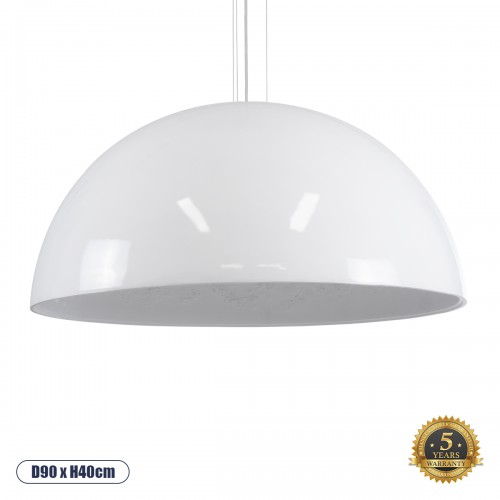 GloboStar® SERENIA WHITE 01273 Μοντέρνο Κρεμαστό Φωτιστικό Οροφής Μονόφωτο Λευκό Γύψινο Καμπάνα Φ90 x Y45cm Διακόσμηση - Φωτισμός - Χαλιά GloboStar® SERENIA WHITE 01273 Μοντέρνο Κρεμαστό Φωτιστικό Οροφής Μονόφωτο Λευκό Γύψινο Καμπάνα Φ90 x Y45cm Διακόσμηση - Φωτισμός - Χαλιά