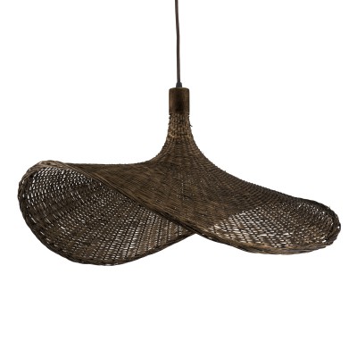 GLOBOSTAR® CUBA 01722 Boho Κρεμαστό Φωτιστικό Οροφής με Ντουί 1 x E27 AC 220-240V IP20 - Καφέ - Μ63 x Π63 x Υ32cm GLOBOSTAR® CUBA 01722 Boho Κρεμαστό Φωτιστικό Οροφής με Ντουί 1 x E27 AC 220-240V IP20 - Καφέ - Μ63 x Π63 x Υ32cm