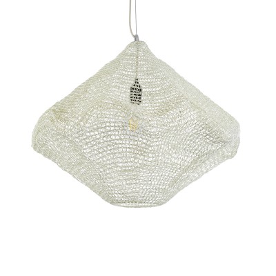 GLOBOSTAR® KENTUCKY 01865 Vintage Κρεμαστό Φωτιστικό Οροφής με Ντουί 1 x E27 AC 220-240V IP20 - Μπεζ - Μ60 x Π60 x Υ50cm GLOBOSTAR® KENTUCKY 01865 Vintage Κρεμαστό Φωτιστικό Οροφής με Ντουί 1 x E27 AC 220-240V IP20 - Μπεζ - Μ60 x Π60 x Υ50cm