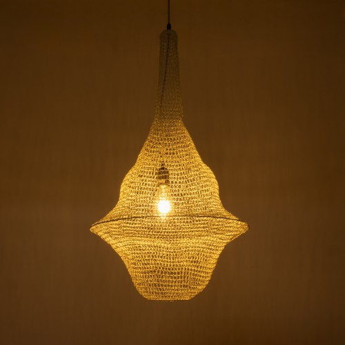 GLOBOSTAR® KENTUCKY 01874 Vintage Κρεμαστό Φωτιστικό Οροφής με Ντουί 1 x E27 AC 220-240V IP20 - Μπεζ - Μ50 x Π50 x Υ90cm GLOBOSTAR® KENTUCKY 01874 Vintage Κρεμαστό Φωτιστικό Οροφής με Ντουί 1 x E27 AC 220-240V IP20 - Μπεζ - Μ50 x Π50 x Υ90cm