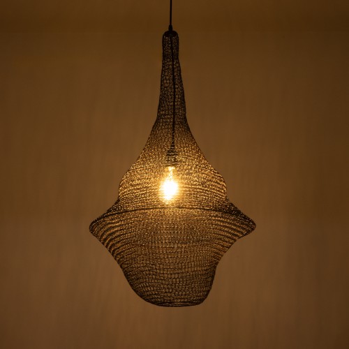 GloboStar® KENTUCKY 01875 Vintage Κρεμαστό Φωτιστικό Οροφής Μονόφωτο 1 x E27 AC220-240V IP20 - Φ50 x Υ90cm - Σκούρο Καφέ Μεταλλικό Πλέγμα - 5 Χρόνια Εγγύηση Διακόσμηση - Φως - Χαλιά GloboStar® KENTUCKY 01875 Vintage Κρεμαστό Φωτιστικό Οροφής Μονόφωτο 1 x E27 AC220-240V IP20 - Φ50 x Υ90cm - Σκούρο Καφέ Μεταλλικό Πλέγμα - 5 Χρόνια Εγγύηση Διακόσμηση - Φως - Χαλιά