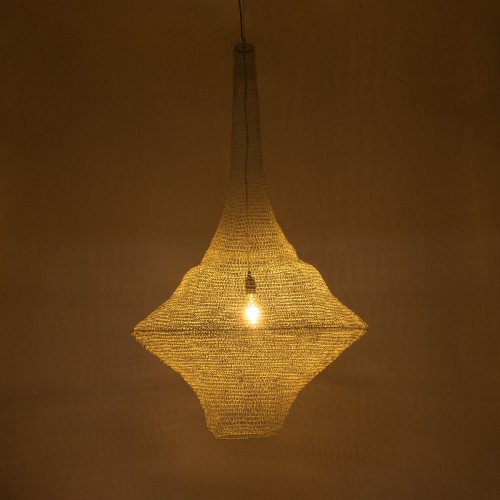 GLOBOSTAR® KENTUCKY 01877 Vintage Κρεμαστό Φωτιστικό Οροφής με Ντουί 1 x E27 AC 220-240V IP20 - Λευκό - Μ80 x Π80 x Υ140cm GLOBOSTAR® KENTUCKY 01877 Vintage Κρεμαστό Φωτιστικό Οροφής με Ντουί 1 x E27 AC 220-240V IP20 - Λευκό - Μ80 x Π80 x Υ140cm