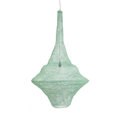 GLOBOSTAR® KENTUCKY 01879 Vintage Κρεμαστό Φωτιστικό Οροφής με Ντουί 1 x E27 AC 220-240V IP20 - Τιρκουάζ - Μ80 x Π80 x Υ140cm GLOBOSTAR® KENTUCKY 01879 Vintage Κρεμαστό Φωτιστικό Οροφής με Ντουί 1 x E27 AC 220-240V IP20 - Τιρκουάζ - Μ80 x Π80 x Υ140cm