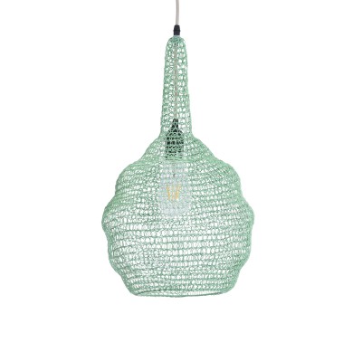 GLOBOSTAR® KENTUCKY 01882 Vintage Κρεμαστό Φωτιστικό Οροφής με Ντουί 1 x E27 AC 220-240V IP20 - Τιρκουάζ - Μ30 x Π30 x Υ50cm GLOBOSTAR® KENTUCKY 01882 Vintage Κρεμαστό Φωτιστικό Οροφής με Ντουί 1 x E27 AC 220-240V IP20 - Τιρκουάζ - Μ30 x Π30 x Υ50cm
