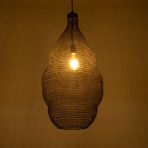 GloboStar® KENTUCKY 01896 Vintage Κρεμαστό Φωτιστικό Οροφής Μονόφωτο 1 x E27 AC220-240V IP20 - Φ40 x Υ70cm - Σκούρο Καφέ Μεταλλικό Πλέγμα - 5 Χρόνια Εγγύηση Διακόσμηση - Φως - Χαλιά GloboStar® KENTUCKY 01896 Vintage Κρεμαστό Φωτιστικό Οροφής Μονόφωτο 1 x E27 AC220-240V IP20 - Φ40 x Υ70cm - Σκούρο Καφέ Μεταλλικό Πλέγμα - 5 Χρόνια Εγγύηση Διακόσμηση - Φως - Χαλιά