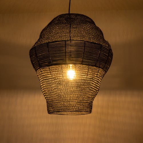 GloboStar® KENTUCKY 01912 Vintage Κρεμαστό Φωτιστικό Οροφής Μονόφωτο 1 x E27 AC220-240V IP20 - Φ60 x Υ70cm - Μαύρο Μεταλλικό με Μπαμπού Πλέγμα - 5 Χρόνια Εγγύηση Διακόσμηση - Φως - Χαλιά GloboStar® KENTUCKY 01912 Vintage Κρεμαστό Φωτιστικό Οροφής Μονόφωτο 1 x E27 AC220-240V IP20 - Φ60 x Υ70cm - Μαύρο Μεταλλικό με Μπαμπού Πλέγμα - 5 Χρόνια Εγγύηση Διακόσμηση - Φως - Χαλιά
