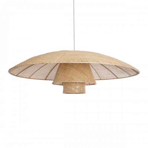 GLOBOSTAR® ZORA 02140 Boho Κρεμαστό Φωτιστικό Οροφής με Ντουί 1 x E27 AC 220-240V IP20 - Μπεζ - Μ120 x Π120 x Υ40cm GLOBOSTAR® ZORA 02140 Boho Κρεμαστό Φωτιστικό Οροφής με Ντουί 1 x E27 AC 220-240V IP20 - Μπεζ - Μ120 x Π120 x Υ40cm