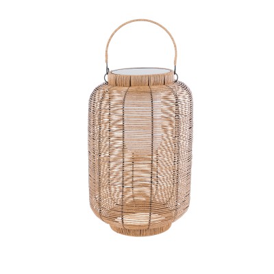 GLOBOSTAR® GRAMBIAN 02304 Boho Επιδαπέδιο Φωτιστικό LED 5W 200lm 180° με Φωτοβολταϊκό Panel 3.6V 0.1W με Αισθητήρα Ημέρας/Νύχτας Αδιάβροχο IP65 Θερμό Λευκό 2700K - Μπεζ - Μ30 x Π30 x Υ48cm - 2 Χρόνια Εγγύηση GLOBOSTAR® GRAMBIAN 02304 Boho Επιδαπέδιο Φωτιστικό LED 5W 200lm 180° με Φωτοβολταϊκό Panel 3.6V 0.1W με Αισθητήρα Ημέρας/Νύχτας Αδιάβροχο IP65 Θερμό Λευκό 2700K - Μπεζ - Μ30 x Π30 x Υ48cm - 2 Χρόνια Εγγύηση