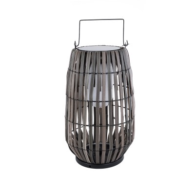 GLOBOSTAR® NETLEY 02306 Boho Επιδαπέδιο Φωτιστικό LED 5W 200lm 180° με Φωτοβολταϊκό Panel 3.6V 0.1W με Αισθητήρα Ημέρας/Νύχτας Αδιάβροχο IP65 Θερμό Λευκό 2700K - Γκρι - Μ30 x Π30 x Υ50cm - 2 Χρόνια Εγγύηση GLOBOSTAR® NETLEY 02306 Boho Επιδαπέδιο Φωτιστικό LED 5W 200lm 180° με Φωτοβολταϊκό Panel 3.6V 0.1W με Αισθητήρα Ημέρας/Νύχτας Αδιάβροχο IP65 Θερμό Λευκό 2700K - Γκρι - Μ30 x Π30 x Υ50cm - 2 Χρόνια Εγγύηση
