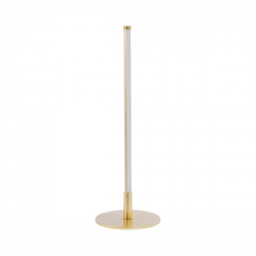 GloboStar® DALUMA 60469 Επιτραπέζιο Φωτιστικό LED CCT 8W 880lm 200° AC 220-240V - Εναλλαγή Φωτισμού μέσω On/Off All In One Ψυχρό 6000k+Φυσικό 4500k+Θερμό 2700k Μ15 x Π15 x Υ46cm - Χρυσό - 3 Χρόνια Εγγύηση Διακόσμηση - Φως - Χαλιά