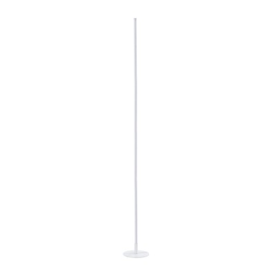 GLOBOSTAR® DALUMA 60471 Μοντέρνο Επιδαπέδιο Φωτιστικό LED 24W 2640lm 200° AC 220-240V IP20 Ρυθμιζόμενο Λευκό CCT με On/Off 2700K/4500K/6000K - Lumileds SMD Chip - Λευκό - Μ18 x Π18 x Υ160cm - 3 Χρόνια Εγγύηση