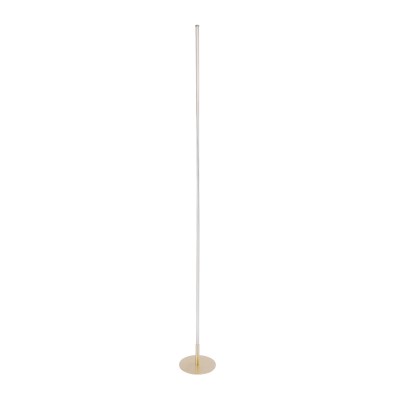 GloboStar® DALUMA 60472 Επιδαπέδιο Φωτιστικό LED CCT 24W 2640lm 200° AC 220-240V - Εναλλαγή Φωτισμού μέσω On/Off All In One Ψυχρό 6000k+Φυσικό 4500k+Θερμό 2700k Μ18 x Π18 x Υ160cm - Χρυσό - 3 Χρόνια Εγγύηση Διακόσμηση - Φως - Χαλιά