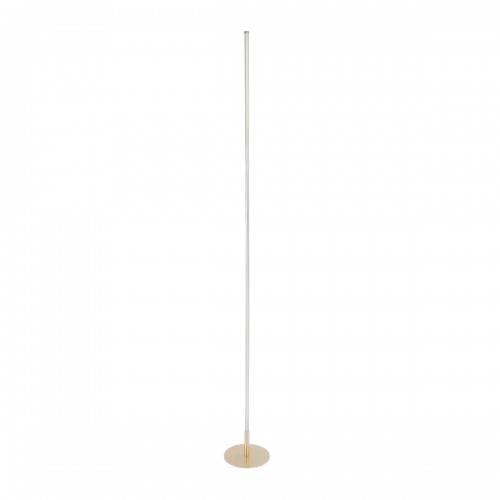GloboStar® DALUMA 60472 Επιδαπέδιο Φωτιστικό LED CCT 24W 2640lm 200° AC 220-240V - Εναλλαγή Φωτισμού μέσω On/Off All In One Ψυχρό 6000k+Φυσικό 4500k+Θερμό 2700k Μ18 x Π18 x Υ160cm - Χρυσό - 3 Χρόνια Εγγύηση Διακόσμηση - Φως - Χαλιά