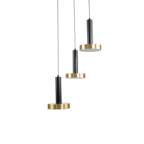 GLOBOSTAR® ZANE 60934 Κρεμαστό Φωτιστικό Design LED CCT 54W 6048lm 120° AC 220-240V IP20 - Εναλλαγή Φωτισμού μέσω Τηλεχειριστηρίου All In One Ψυχρό 6000k+Φυσικό 4500k+Θερμό 2700k Dimmable - Φ40 x Υ20cm - Μαύρο & Χρυσό - 3 Χρόνια Εγγύηση Διακόσμηση - Φ GLOBOSTAR® ZANE 60934 Κρεμαστό Φωτιστικό Design LED CCT 54W 6048lm 120° AC 220-240V IP20 - Εναλλαγή Φωτισμού μέσω Τηλεχειριστηρίου All In One Ψυχρό 6000k+Φυσικό 4500k+Θερμό 2700k Dimmable - Φ40 x Υ20cm - Μαύρο & Χρυσό - 3 Χρόνια Εγγύηση Διακόσμηση - Φ
