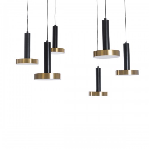 GLOBOSTAR® ZANE 60935 Κρεμαστό Φωτιστικό Design LED CCT 100W 11200lm 120° AC 220-240V IP20 - Εναλλαγή Φωτισμού μέσω Τηλεχειριστηρίου All In One Ψυχρό 6000k+Φυσικό 4500k+Θερμό 2700k Dimmable - Φ80 x Υ20cm - Μαύρο & Χρυσό - 3 Χρόνια Εγγύηση Διακόσμηση - GLOBOSTAR® ZANE 60935 Κρεμαστό Φωτιστικό Design LED CCT 100W 11200lm 120° AC 220-240V IP20 - Εναλλαγή Φωτισμού μέσω Τηλεχειριστηρίου All In One Ψυχρό 6000k+Φυσικό 4500k+Θερμό 2700k Dimmable - Φ80 x Υ20cm - Μαύρο & Χρυσό - 3 Χρόνια Εγγύηση Διακόσμηση -