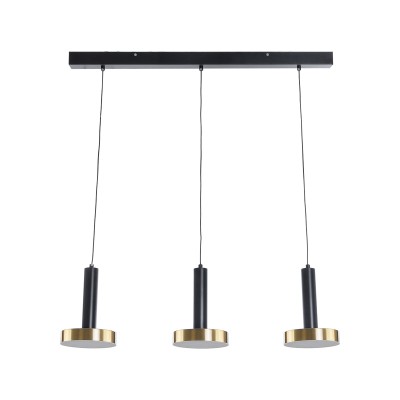 GLOBOSTAR® ZANE 60936 Μοντέρνο Κρεμαστό Φωτιστικό Οροφής LED 54W 6048lm 120° AC 220-240V IP20 Ρυθμιζόμενο Λευκό CCT με Χειριστήριο από 2700K έως 6000K Dimmable - Lumileds SMD Chip - Μαύρο Ματ & Χρυσό - Μ80 x Π15 x Υ20cm - 3 Χρόνια Εγγύηση GLOBOSTAR® ZANE 60936 Μοντέρνο Κρεμαστό Φωτιστικό Οροφής LED 54W 6048lm 120° AC 220-240V IP20 Ρυθμιζόμενο Λευκό CCT με Χειριστήριο από 2700K έως 6000K Dimmable - Lumileds SMD Chip - Μαύρο Ματ & Χρυσό - Μ80 x Π15 x Υ20cm - 3 Χρόνια Εγγύηση
