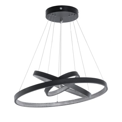GLOBOSTAR® DIAMOND TRIO 61523-DECO Μοντέρνο Κρεμαστό Φωτιστικό Οροφής LED 100W 11200lm 360° AC 220-240V IP20 Ρυθμιζόμενο Λευκό CCT με Χειριστήριο από 2700K έως 6000K Dimmable - Lumileds SMD Chip - Μαύρο Ματ - Μ90 x Π90 x Υ90cm - 3 Χρόνια Εγγύηση GLOBOSTAR® DIAMOND TRIO 61523-DECO Μοντέρνο Κρεμαστό Φωτιστικό Οροφής LED 100W 11200lm 360° AC 220-240V IP20 Ρυθμιζόμενο Λευκό CCT με Χειριστήριο από 2700K έως 6000K Dimmable - Lumileds SMD Chip - Μαύρο Ματ - Μ90 x Π90 x Υ90cm - 3 Χρόνια Εγγύηση