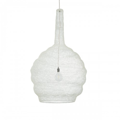 GLOBOSTAR® KENTUCKY 01886 Vintage Κρεμαστό Φωτιστικό Οροφής με Ντουί 1 x E27 AC 220-240V IP20 - Λευκό - Μ90 x Π90 x Υ150cm GLOBOSTAR® KENTUCKY 01886 Vintage Κρεμαστό Φωτιστικό Οροφής με Ντουί 1 x E27 AC 220-240V IP20 - Λευκό - Μ90 x Π90 x Υ150cm