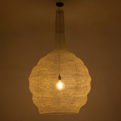 GLOBOSTAR® KENTUCKY 01886 Vintage Κρεμαστό Φωτιστικό Οροφής με Ντουί 1 x E27 AC 220-240V IP20 - Λευκό - Μ90 x Π90 x Υ150cm GLOBOSTAR® KENTUCKY 01886 Vintage Κρεμαστό Φωτιστικό Οροφής με Ντουί 1 x E27 AC 220-240V IP20 - Λευκό - Μ90 x Π90 x Υ150cm