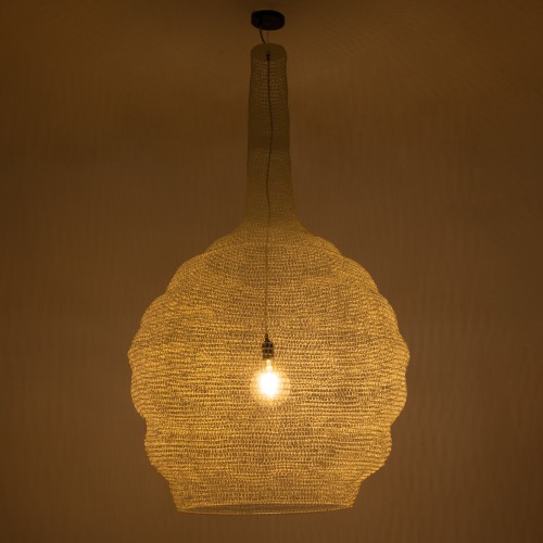 GLOBOSTAR® KENTUCKY 01886 Vintage Κρεμαστό Φωτιστικό Οροφής με Ντουί 1 x E27 AC 220-240V IP20 - Λευκό - Μ90 x Π90 x Υ150cm GLOBOSTAR® KENTUCKY 01886 Vintage Κρεμαστό Φωτιστικό Οροφής με Ντουί 1 x E27 AC 220-240V IP20 - Λευκό - Μ90 x Π90 x Υ150cm