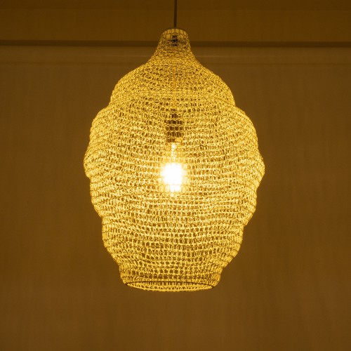 GLOBOSTAR® KENTUCKY 01898 Vintage Κρεμαστό Φωτιστικό Οροφής με Ντουί 1 x E27 AC 220-240V IP20 - Λευκό - Μ40 x Π40 x Y60cm GLOBOSTAR® KENTUCKY 01898 Vintage Κρεμαστό Φωτιστικό Οροφής με Ντουί 1 x E27 AC 220-240V IP20 - Λευκό - Μ40 x Π40 x Y60cm