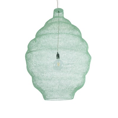 GLOBOSTAR® KENTUCKY 01903 Vintage Κρεμαστό Φωτιστικό Οροφής με Ντουί 1 x E27 AC 220-240V IP20 - Τιρκουάζ - Μ80 x Π80 x Y110cm GLOBOSTAR® KENTUCKY 01903 Vintage Κρεμαστό Φωτιστικό Οροφής με Ντουί 1 x E27 AC 220-240V IP20 - Τιρκουάζ - Μ80 x Π80 x Y110cm