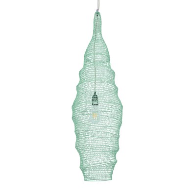 GLOBOSTAR® KENTUCKY 01909 Vintage Κρεμαστό Φωτιστικό Οροφής με Ντουί 1 x E27 AC 220-240V IP20 - Τιρκουάζ - Μ30 x Π30 x Y105cm GLOBOSTAR® KENTUCKY 01909 Vintage Κρεμαστό Φωτιστικό Οροφής με Ντουί 1 x E27 AC 220-240V IP20 - Τιρκουάζ - Μ30 x Π30 x Y105cm