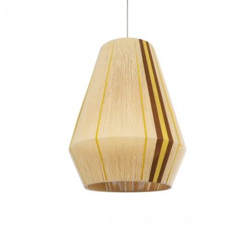 GloboStar® SALERNO 02334 Boho Κρεμαστό Φωτιστικό Οροφής Μονόφωτο 1 x E27 AC220-240V IP20 - Φ50 x Υ60cm - Μπεζ με Καφε και Κίτρινο Λεπτό Νήμα Βαμβακερό Πλέγμα Διακόσμηση - Φως - Χαλιά GloboStar® SALERNO 02334 Boho Κρεμαστό Φωτιστικό Οροφής Μονόφωτο 1 x E27 AC220-240V IP20 - Φ50 x Υ60cm - Μπεζ με Καφε και Κίτρινο Λεπτό Νήμα Βαμβακερό Πλέγμα Διακόσμηση - Φως - Χαλιά
