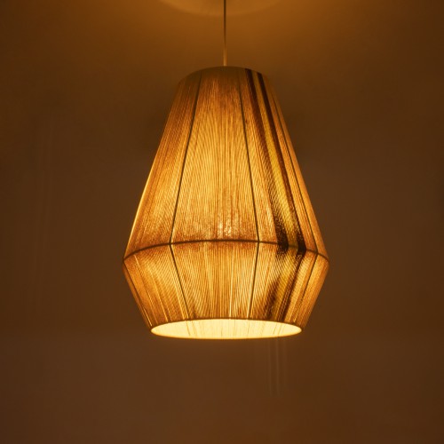 GloboStar® SALERNO 02334 Boho Κρεμαστό Φωτιστικό Οροφής Μονόφωτο 1 x E27 AC220-240V IP20 - Φ50 x Υ60cm - Μπεζ με Καφε και Κίτρινο Λεπτό Νήμα Βαμβακερό Πλέγμα Διακόσμηση - Φως - Χαλιά GloboStar® SALERNO 02334 Boho Κρεμαστό Φωτιστικό Οροφής Μονόφωτο 1 x E27 AC220-240V IP20 - Φ50 x Υ60cm - Μπεζ με Καφε και Κίτρινο Λεπτό Νήμα Βαμβακερό Πλέγμα Διακόσμηση - Φως - Χαλιά