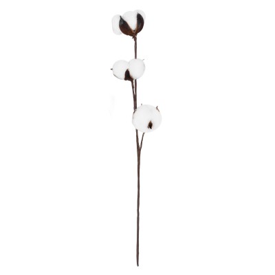 GloboStar® Artificial Garden COTTON BRANCH 20493 Τεχνητό Διακοσμητικό Κλαδί βαμβάκι Υ43cm GloboStar® Artificial Garden COTTON BRANCH 20493 Τεχνητό Διακοσμητικό Κλαδί βαμβάκι Υ43cm