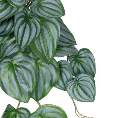 GloboStar® Artificial Garden PEPEROMIA HANGING PLANT 20603 Τεχνητό Διακοσμητικό Κρεμαστό Φυτό Πεπερόμια Υ45cm Διακόσμηση - Φως - Χαλιά GloboStar® Artificial Garden PEPEROMIA HANGING PLANT 20603 Τεχνητό Διακοσμητικό Κρεμαστό Φυτό Πεπερόμια Υ45cm Διακόσμηση - Φως - Χαλιά
