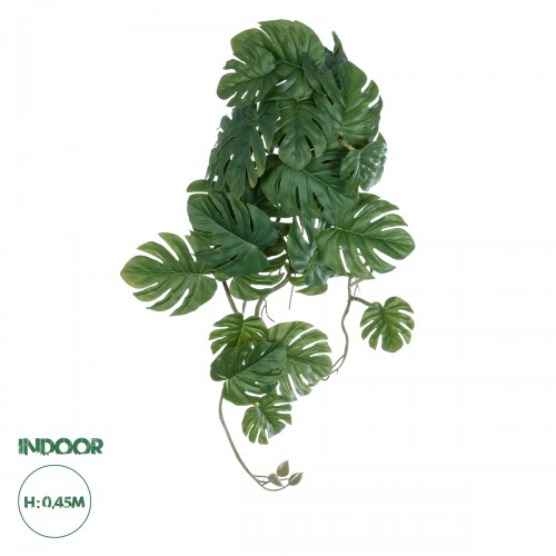 GloboStar® Artificial Garden MONSTERA HANGING PLANT 20605 - Τεχνητό Διακοσμητικό Κρεμαστό Φυτό Μονστέρα Υ45cm Διακόσμηση - Φως - Χαλιά GloboStar® Artificial Garden MONSTERA HANGING PLANT 20605 - Τεχνητό Διακοσμητικό Κρεμαστό Φυτό Μονστέρα Υ45cm Διακόσμηση - Φως - Χαλιά