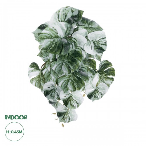 GloboStar® Artificial Garden ALBINO MONSTERA HANGING PLANT 20609 - Τεχνητό Διακοσμητικό Κρεμαστό Φυτό Μονστέρα Υ45cm Διακόσμηση - Φως - Χαλιά GloboStar® Artificial Garden ALBINO MONSTERA HANGING PLANT 20609 - Τεχνητό Διακοσμητικό Κρεμαστό Φυτό Μονστέρα Υ45cm Διακόσμηση - Φως - Χαλιά