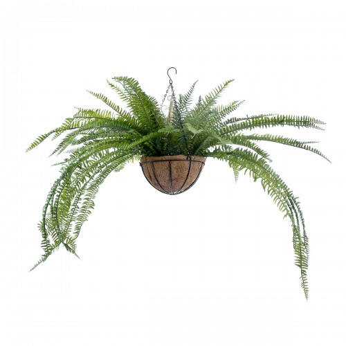 GloboStar® Artificial Garden FERN HANGING PLANT 20624 Τεχνητό Κρεμαστό Διακοσμητικό Φυτό Φτέρης Y45cm Διακόσμηση - Φως - Χαλιά GloboStar® Artificial Garden FERN HANGING PLANT 20624 Τεχνητό Κρεμαστό Διακοσμητικό Φυτό Φτέρης Y45cm Διακόσμηση - Φως - Χαλιά