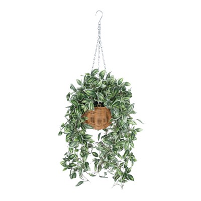 GloboStar® Artificial Garden TRADESCANTIA ZEBRINA HANGING PLANT 20627 Τεχνητό Κρεμαστό Διακοσμητικό Φυτό Ζεμπρίνα Y80cm GloboStar® Artificial Garden TRADESCANTIA ZEBRINA HANGING PLANT 20627 Τεχνητό Κρεμαστό Διακοσμητικό Φυτό Ζεμπρίνα Y80cm