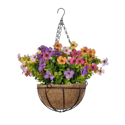 GloboStar® Artificial Garden GERBERA HANGING PLANT 20635 Τεχνητό Κρεμαστό Διακοσμητικό Φυτό Ζέρμπερας Y55cm Διακόσμηση - Φως - Χαλιά GloboStar® Artificial Garden GERBERA HANGING PLANT 20635 Τεχνητό Κρεμαστό Διακοσμητικό Φυτό Ζέρμπερας Y55cm Διακόσμηση - Φως - Χαλιά