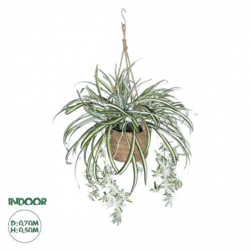 GloboStar® Artificial Garden CHLOROPHYTUM COMOSUM HANGING PLANT 20638 Τεχνητό Κρεμαστό Διακοσμητικό Χλωρόφυτο Y50cm Διακόσμηση - Φως - Χαλιά GloboStar® Artificial Garden CHLOROPHYTUM COMOSUM HANGING PLANT 20638 Τεχνητό Κρεμαστό Διακοσμητικό Χλωρόφυτο Y50cm Διακόσμηση - Φως - Χαλιά