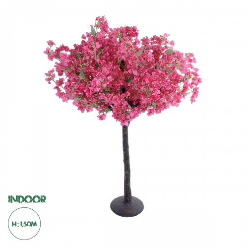 GloboStar® Artificial Garden BOUGAUVILLEA 20669 Τεχνητό Διακοσμητικό Δέντρο με Ανθη Μπουκανβίλιας Φουξ Υ150cm Διακόσμηση - Φως - Χαλιά