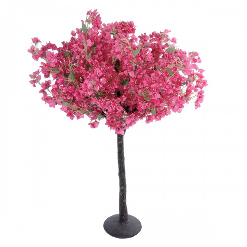 GloboStar® Artificial Garden BOUGAUVILLEA 20669 Τεχνητό Διακοσμητικό Δέντρο με Ανθη Μπουκανβίλιας Φουξ Υ150cm Διακόσμηση - Φως - Χαλιά