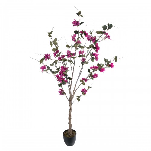 GloboStar® Artificial Garden BOUGAUVILLEA 20676 Τεχνητό Διακοσμητικό Φυτό με Ανθη Μπουκανβίλιας Φουξ Υ180cm Διακόσμηση - Φως - Χαλιά