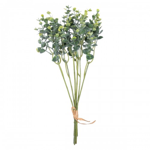 GloboStar® Artificial Garden EUCALYPTYS BRANCH  20775 Τεχνητό Διακοσμητικό Κλαδί Ευκαλύπτου Y37cm Διακόσμηση - Φως - Χαλιά