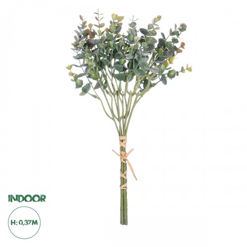 GloboStar® Artificial Garden EUCALYPTYS BRANCH  20776 Τεχνητό Διακοσμητικό Κλαδί Ευκαλύπτου Y37cm Διακόσμηση - Φως - Χαλιά