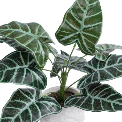 GloboStar® Artificial Garden ALOCASIA 20886 Τεχνητό Διακοσμητικό Φυτό Αλοκασία Φ38 x Υ33cm Διακόσμηση - Φως - Χαλιά GloboStar® Artificial Garden ALOCASIA 20886 Τεχνητό Διακοσμητικό Φυτό Αλοκασία Φ38 x Υ33cm Διακόσμηση - Φως - Χαλιά