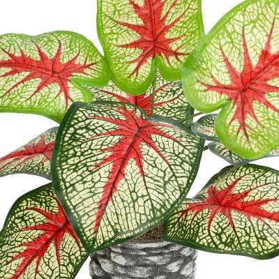 GloboStar® Artificial Garden CALADIUM 20891 Τεχνητό Διακοσμητικό Φυτό Τροπικό Φυτό Φ40 x Υ33cm Διακόσμηση - Φως - Χαλιά GloboStar® Artificial Garden CALADIUM 20891 Τεχνητό Διακοσμητικό Φυτό Τροπικό Φυτό Φ40 x Υ33cm Διακόσμηση - Φως - Χαλιά